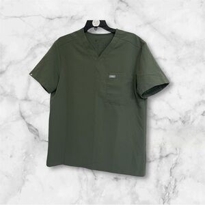 Figs‎ Forest Green Short Sleeve Scrub 
Size small ~ Healthcare or Medical Staff